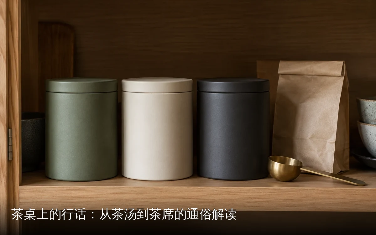 茶桌上的行话:从茶汤到茶席的通俗解读